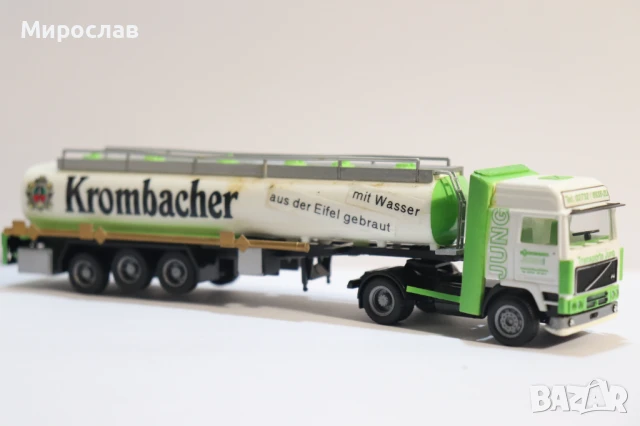 HERPA H0 1/87 VOLVO ЦИСТЕРНА КАМИОН МОДЕЛ ТИР, снимка 6 - Колекции - 50749473