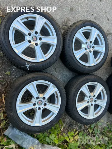 5х112 16 Джанти Mercedes Audi VW Seat Skoda 5x112 ET 38 J 7.5 Централен отвор 66.6 Зимни гуми 205 55, снимка 5 - Гуми и джанти - 48740520