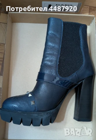 Елегантни дамски боти с висок ток Daris, снимка 3 - Дамски боти - 50587333