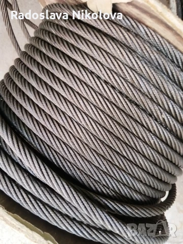 Стоманено въже ф12 Немко , снимка 3 - Други машини и части - 50624043