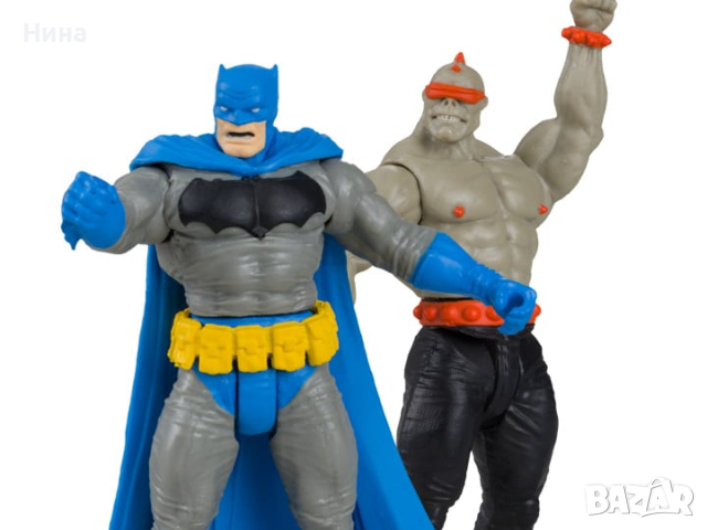 Комплект екшън фигури McFarlane DC Comics: Batman - Batman & Mutant Leader, 8 см, снимка 3 - Колекции - 45068679