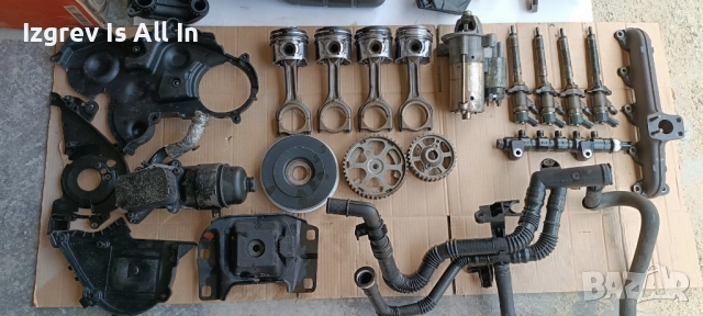 Здрави Двигателни части за 1.6хди 109к.с мазда 3,форд, ситроен, пежо и т.н