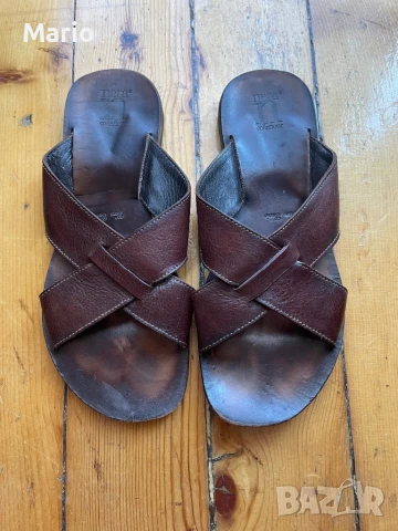 N nera collezione мъжки кожени чехли 43