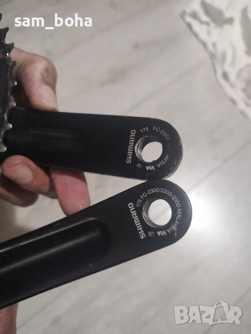 Kурбели Shimano FC-R2350 (без плочи), снимка 2 - Части за велосипеди - 52565877