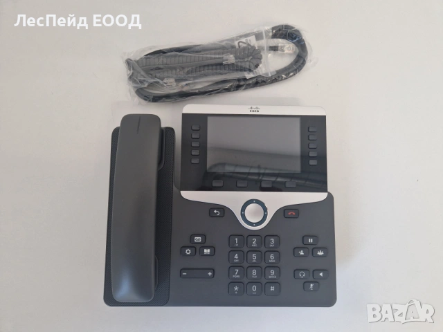 Cisco 8861 IP телефон Черен, Сребрист Wi-Fi