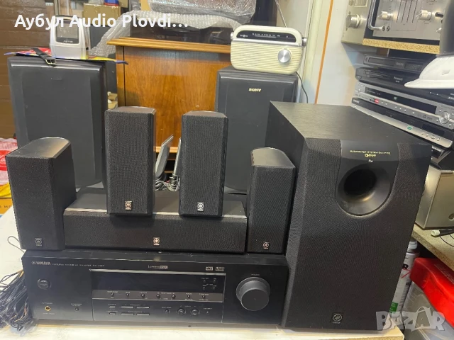 Yamaha RX-V357 5.1 ресивър за домашно кино С 6 Бр. Тонколони , снимка 7 - Аудиосистеми - 51168352