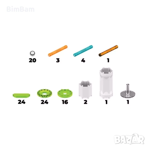 Магнитен конструктор Mechanics Magnetic Motion Flywheels / Geomag 96 части, снимка 5 - Конструктори - 52887223