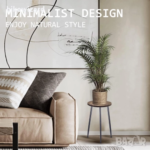 MUAEEOK 50 см височина малка дървена масичка НОВА, снимка 2 - Маси - 52124781