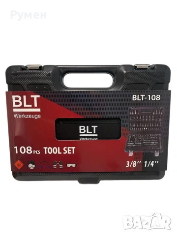 Гедоре 108 части 1/4“ &  3/8“  BLT Werkzeuge, снимка 4 - Гедорета - 53107134
