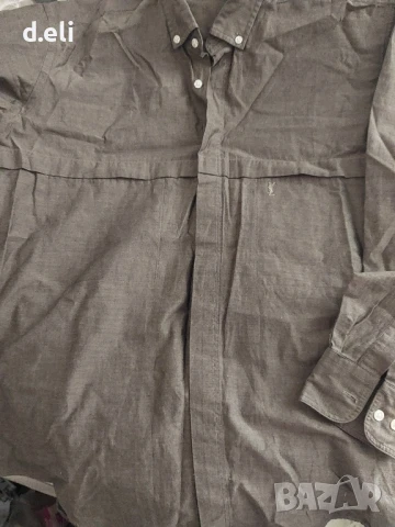 VERSACE/ Ives Saint Laurent Slim Original Size XL 100% Памук , снимка 15 - Ризи - 49736163