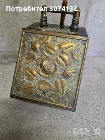 Ретро шкафче за дърва и въглища, снимка 4 - Шкафове - 54289814