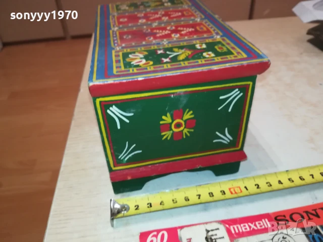КРАСИВА ДЪРВЕНА КУТИЯ 1708251752, снимка 8 - Антикварни и старинни предмети - 51394461