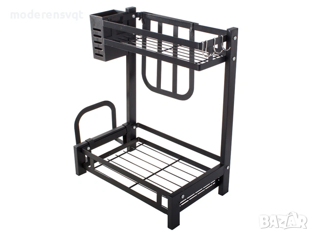 Кухненски органайзер двуетажен за подправки и аксесоари, снимка 2 - Други - 53261709