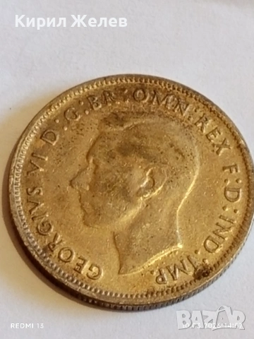Сребърна монета 2 шилинга 1947г. Австралия Крал Джордж шести 46902, снимка 9 - Нумизматика и бонистика - 53782293