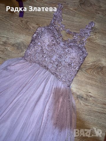 Розова рокля, снимка 1 - Рокли - 46233902