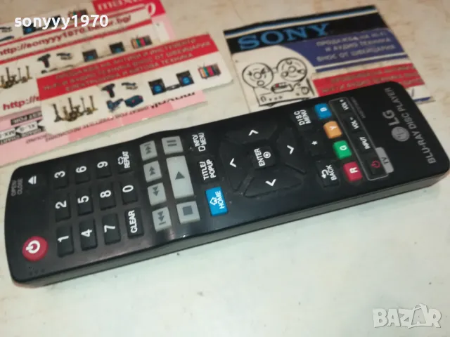 LG BLU-RAY REMOTE CONTROL-SWISS 1008242018, снимка 9 - Дистанционни - 46868485