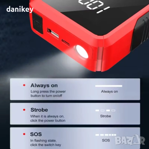 EAFC Стартер батерия 12V 8000mAh – бензин 4.0L / дизел 2.0L, снимка 6 - Аксесоари и консумативи - 53090472