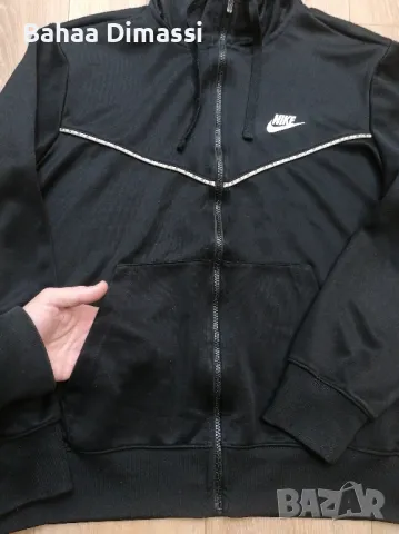 Nike Fleece Суичър мъжки Оригинален , снимка 6 - Спортни дрехи, екипи - 48691210