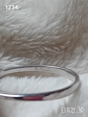 Ефектен златен пръстен с диаманти 0,32 к., снимка 3 - Пръстени - 54016524