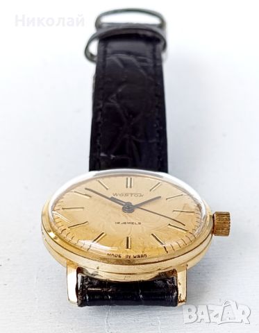 Wostok Восток - позлатен мъжки часовник с ръчно навиване , снимка 5 - Мъжки - 46278611