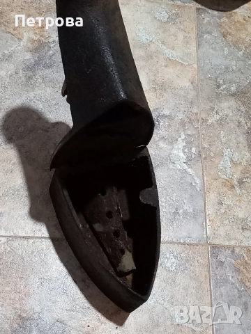 Стара ютия с комин, снимка 6 - Антикварни и старинни предмети - 52617759