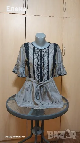 Блуза Zara. 100%коприна. размер M/S., снимка 1