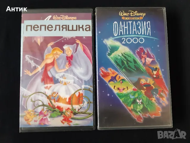 Видеокасети VHS Aнимация Мики Маус Фантазия 2000 / Пепеляшка, снимка 2 - Анимации - 48754930