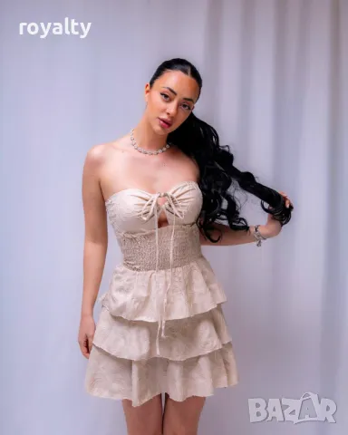 Стилна къса дамска рокля , снимка 4 - Рокли - 50049083