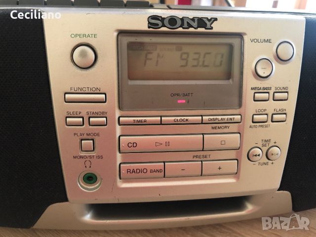 Sony CFD-S28 CD/Radio/Cassette Boombox-Работещ перфектно на всичко! Видео в обявата., снимка 11 - Радиокасетофони, транзистори - 46458847
