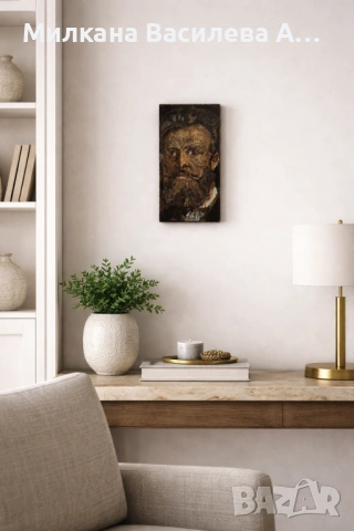 НАЛИЧНА – Портрет на Христо Ботев, снимка 2 - Картини - 53233438