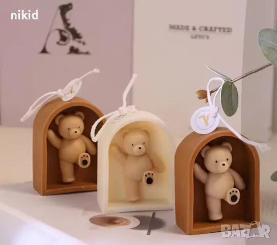 3d Мече с ритник силиконов молд форма фондан шоколад гипс пано декор свещ, снимка 6 - Форми - 49876441