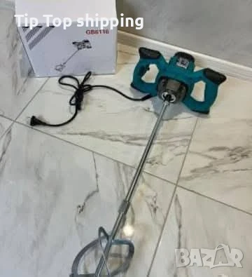 ⚒️ Миксер за бетон / бъркалка 1600W | Професионален | 2 скорости, снимка 2 - Други инструменти - 50915507