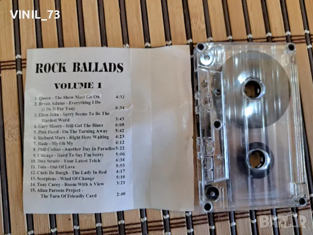  Rock Ballads Volume 1, снимка 3 - Аудио касети - 48782896