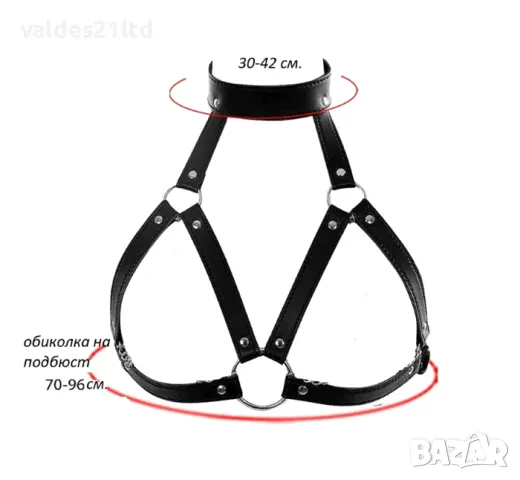 Кожен чокър за бюст, снимка 8 - Други - 36600836