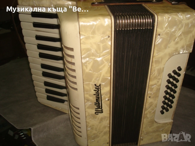 Акордеон Велтмайстер 24 баса, снимка 2 - Акордеони - 52877382