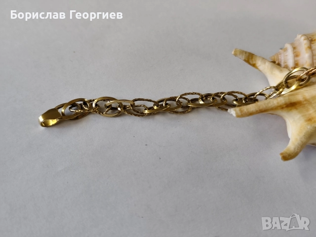 Златна гривна 14 С 585 Italy, снимка 2 - Гривни - 52935540