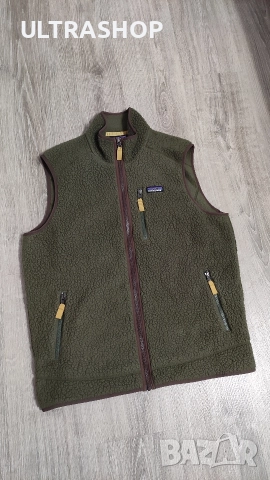 Patagonia Retro Pile Vest L size в отлично състояние елек, снимка 2 - Суичъри - 52877131