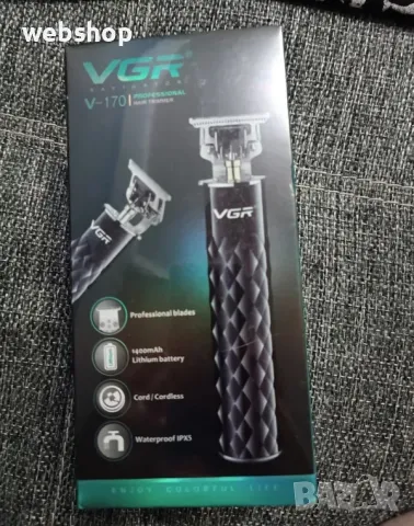 Професионална безжична машинка за подстригване на коса VGR V-170, тример за брада и мустаци, снимка 4 - Машинки за подстригване - 50440661