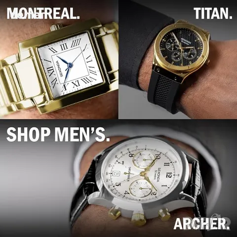 Мъжки часовник Sekonda Titan 42 мм с кварцов механизъм в черно, снимка 6 - Мъжки - 49847668