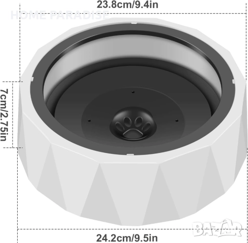 Купа за вода за домашни любимци 1L, снимка 2 - За кучета - 52478512