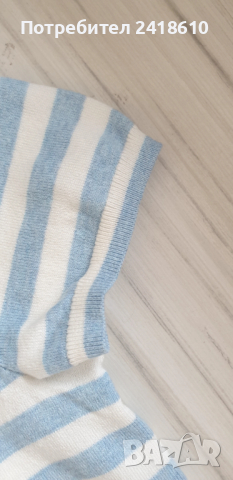 POLO Ralph Lauren Striped Knit Cotton Stretch Womens Size / S НОВО! ОРИГИНАЛ! Дамска Тениска!, снимка 9 - Тениски - 53424591