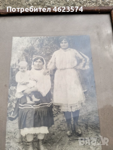 Стара рамка със снимка, снимка 4 - Антикварни и старинни предмети - 53858623