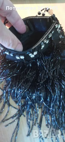 Малка дамска чанта от мъниста, снимка 5 - Чанти - 50101586