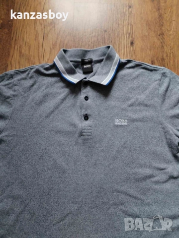 Boss Polo Paddy 50398302 Szary Regular Fit - мъжка тениска р-р XL, снимка 3 - Тениски - 52335145