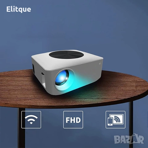 LED Проектор, снимка 14 - Плейъри, домашно кино, прожектори - 53102444