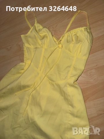 НОВО! Прелестна рокля цвят лимончело, снимка 1