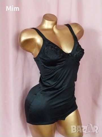 Monique Shiraz 80 B Черно, еластично, сатенено боди