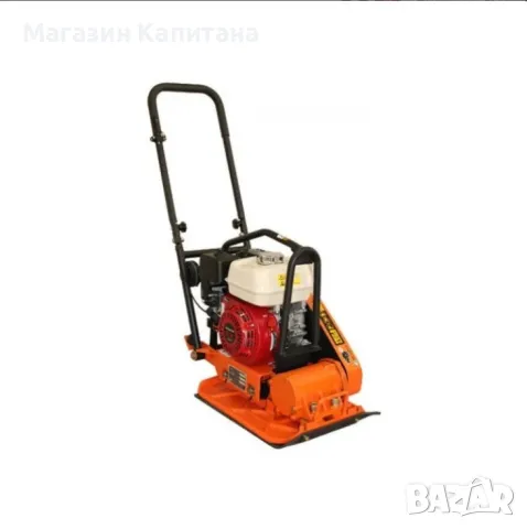 Виброплоча Bisonte PC70H, Honda GX160, 65кг., снимка 1 - Други машини и части - 48822509