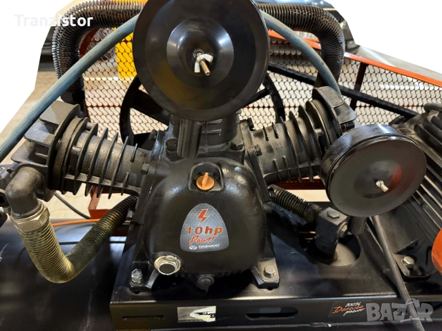 Компресор за въздух бутален 500л, 10hP, 7.5kW DAEWOO , снимка 8 - Компресори - 52022763