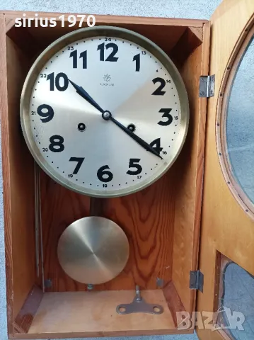 юуханс немски стенен часовник работещ, снимка 2 - Стенни часовници - 49982594